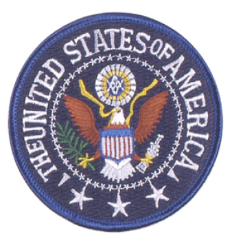 Stoffabzeichen "Wappen des U.S. Präsidenten"